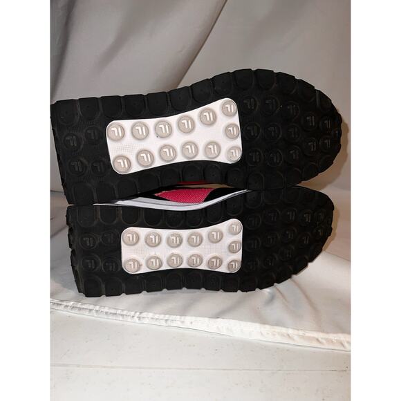 FILA SNEAKER WOMEN RENNO RUNNING LEMON KNOCKOUT PINK BLACK SUEDE SIZE 6.5 - Picture 7 of 8